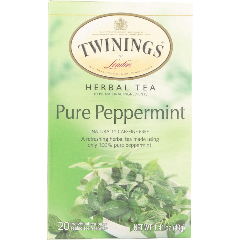 Pure Peppermint Herbal Tea - Caffeine-Free