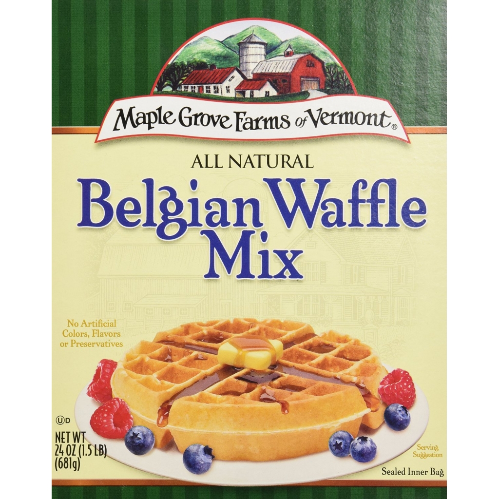 Belgian Waffle Mix with Malt and Vanilla, 24 Oz