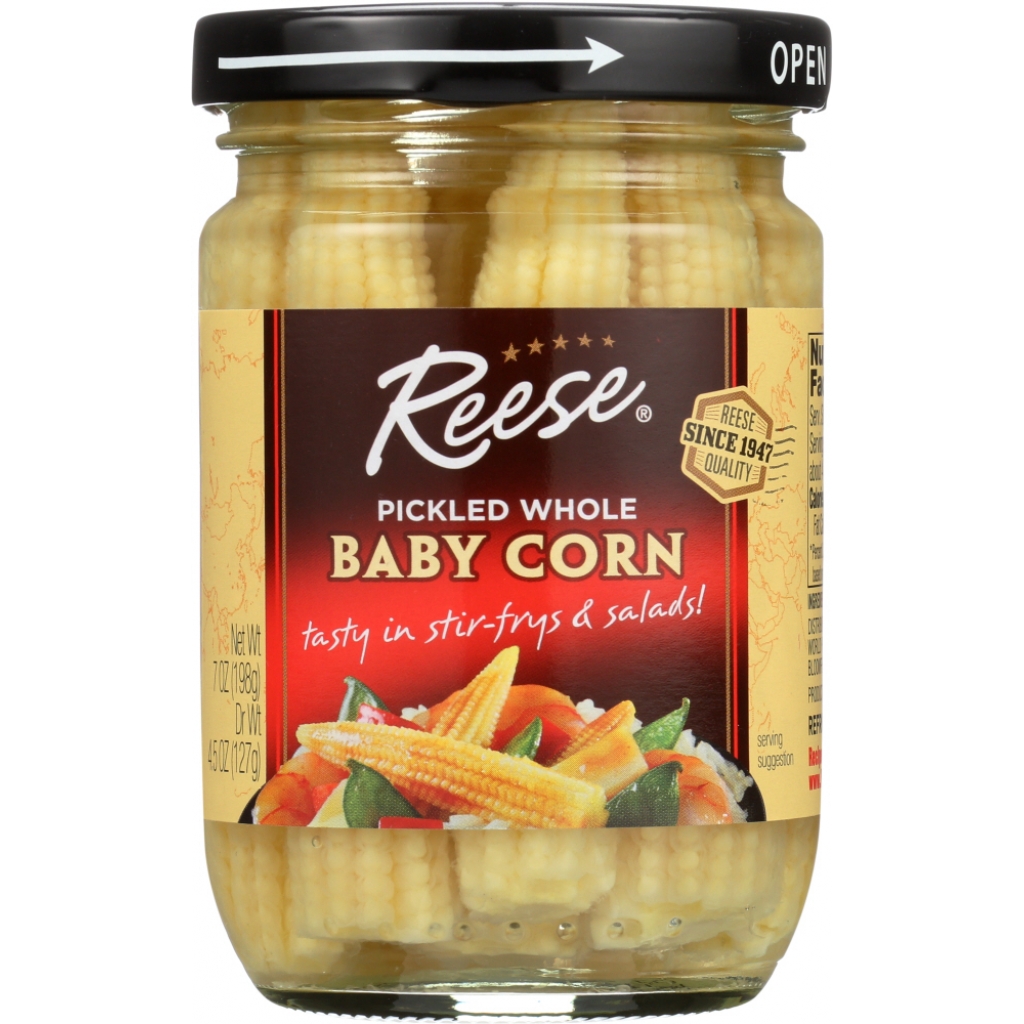 Pickled Whole Baby Corn, 7 oz