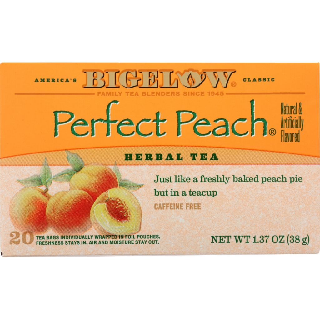 Caffeine Free Herbal Tea - Perfect Peach, 20 Tea Bags