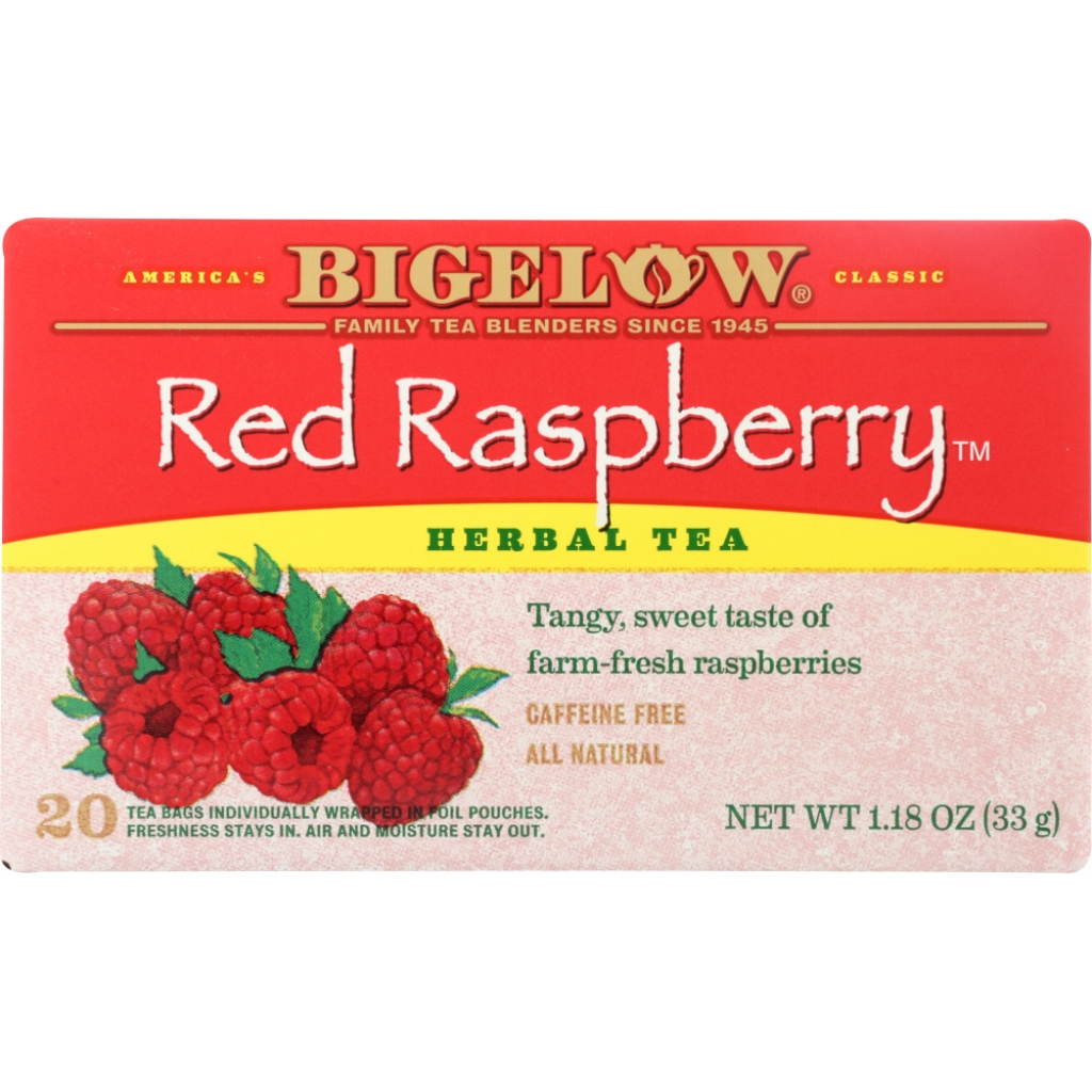 Caffeine-Free Red Raspberry Herbal Tea, 20 Bags