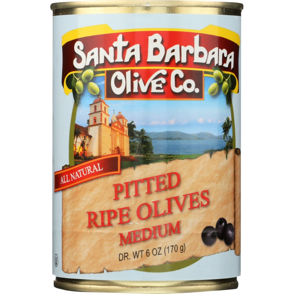 Pitted Ripe Olives, Medium, 6 Oz