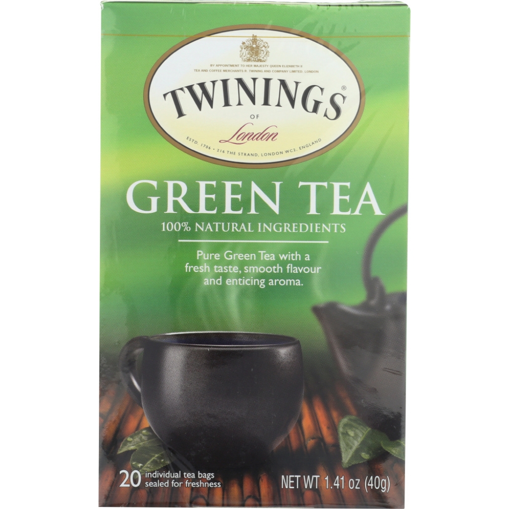 Twinings Pure Green Tea Bags, 20 Ct