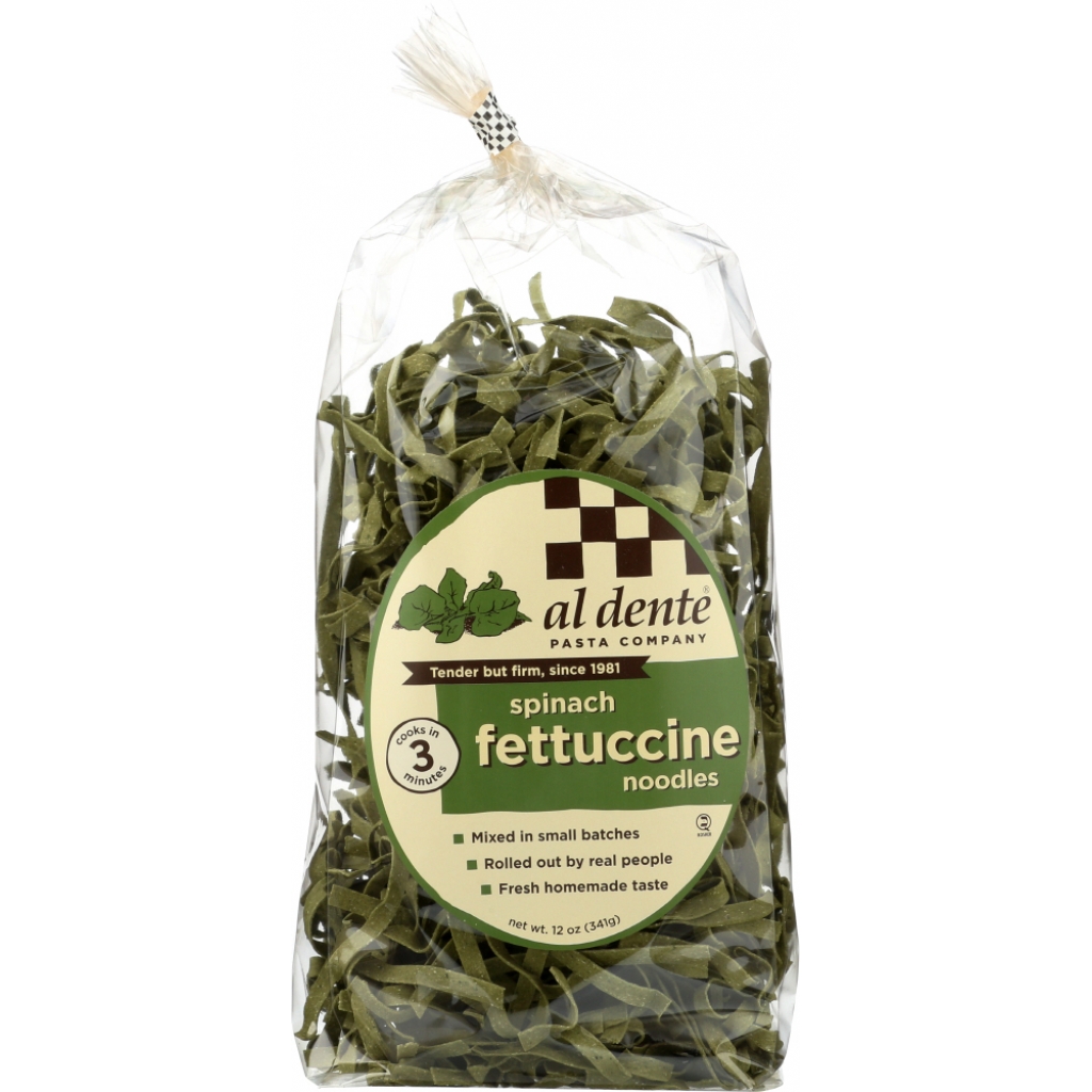 Spinach Fettuccine Noodles (12 oz) - A Visually Appealing Option