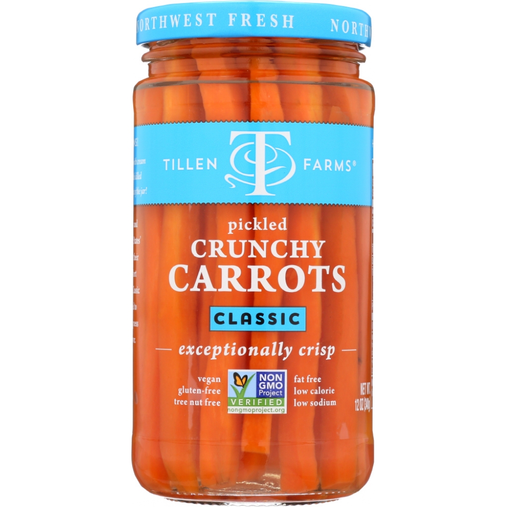 Crispy Pickled Carrots, 12 oz