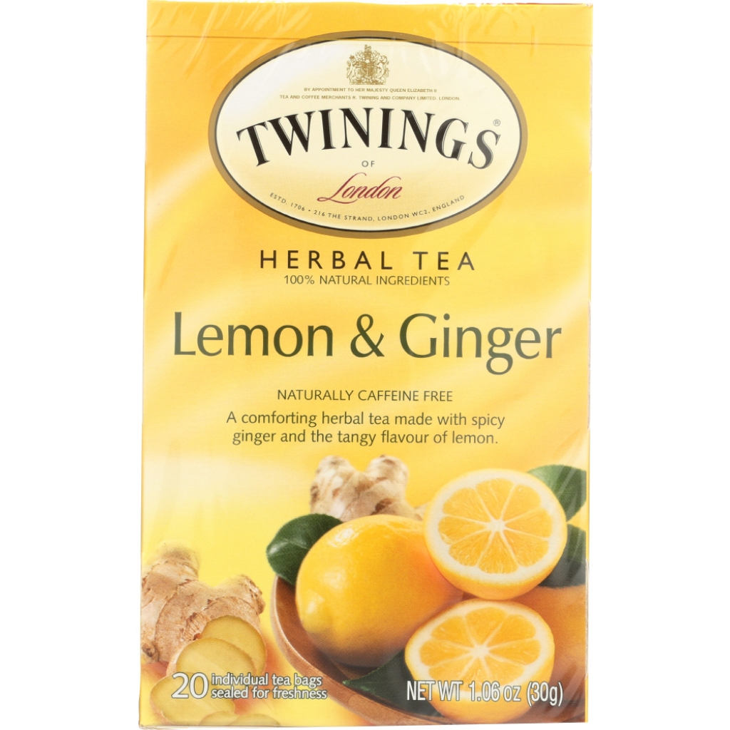 Lemon and Ginger Herbal Tea - 20 Bags