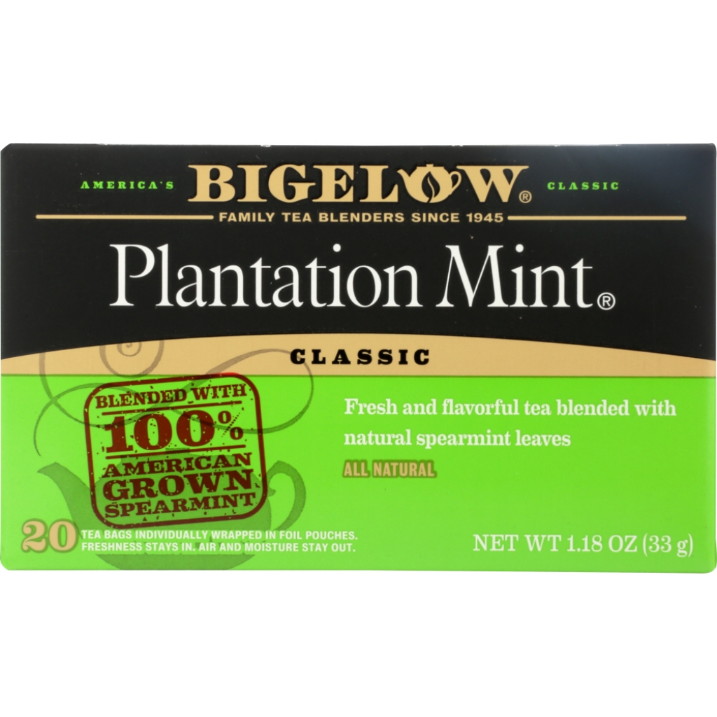 Bigelow Plantation Mint Black Tea - 20 Tea Bags