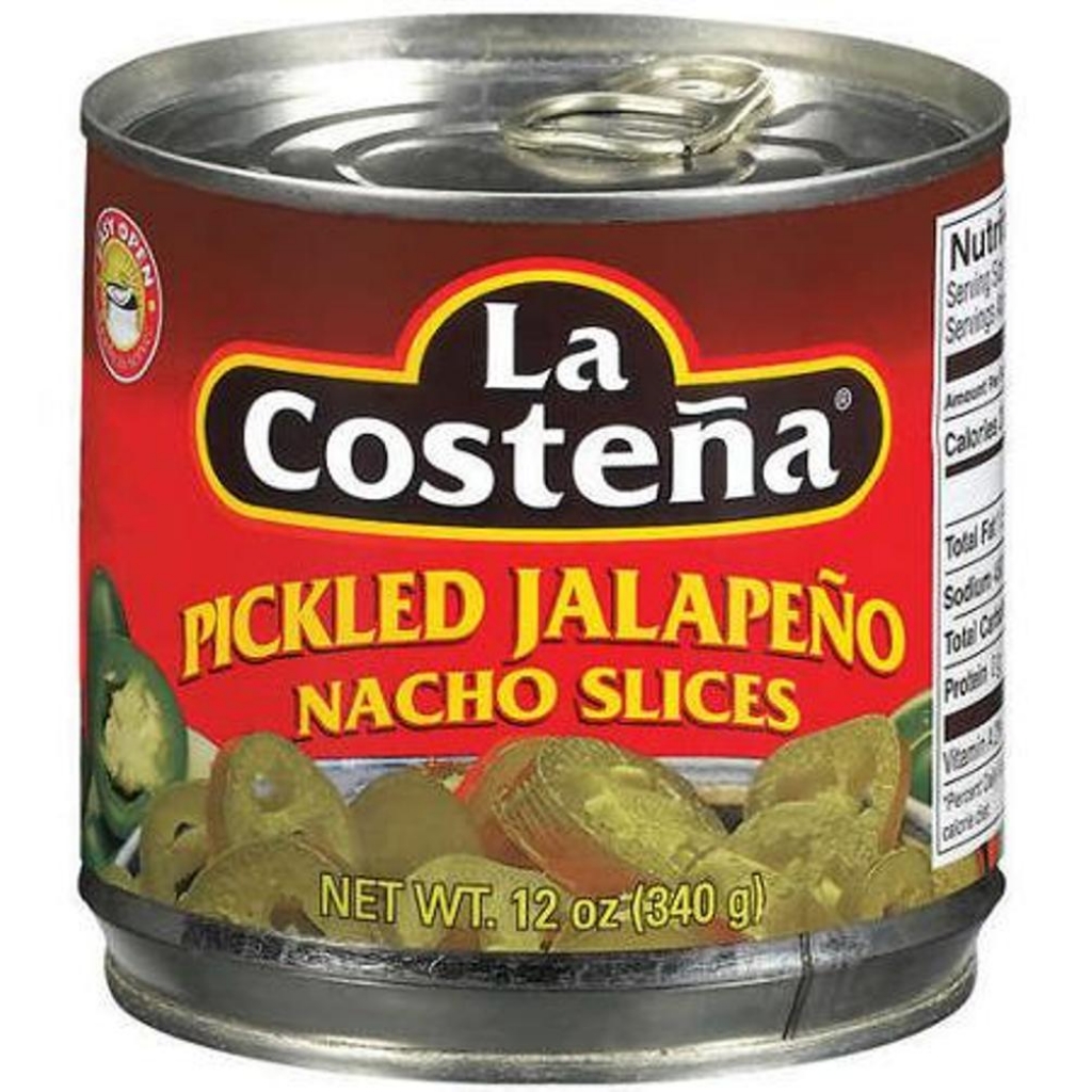 La Costena Pickled Jalapeno Nacho Slices – 12 oz