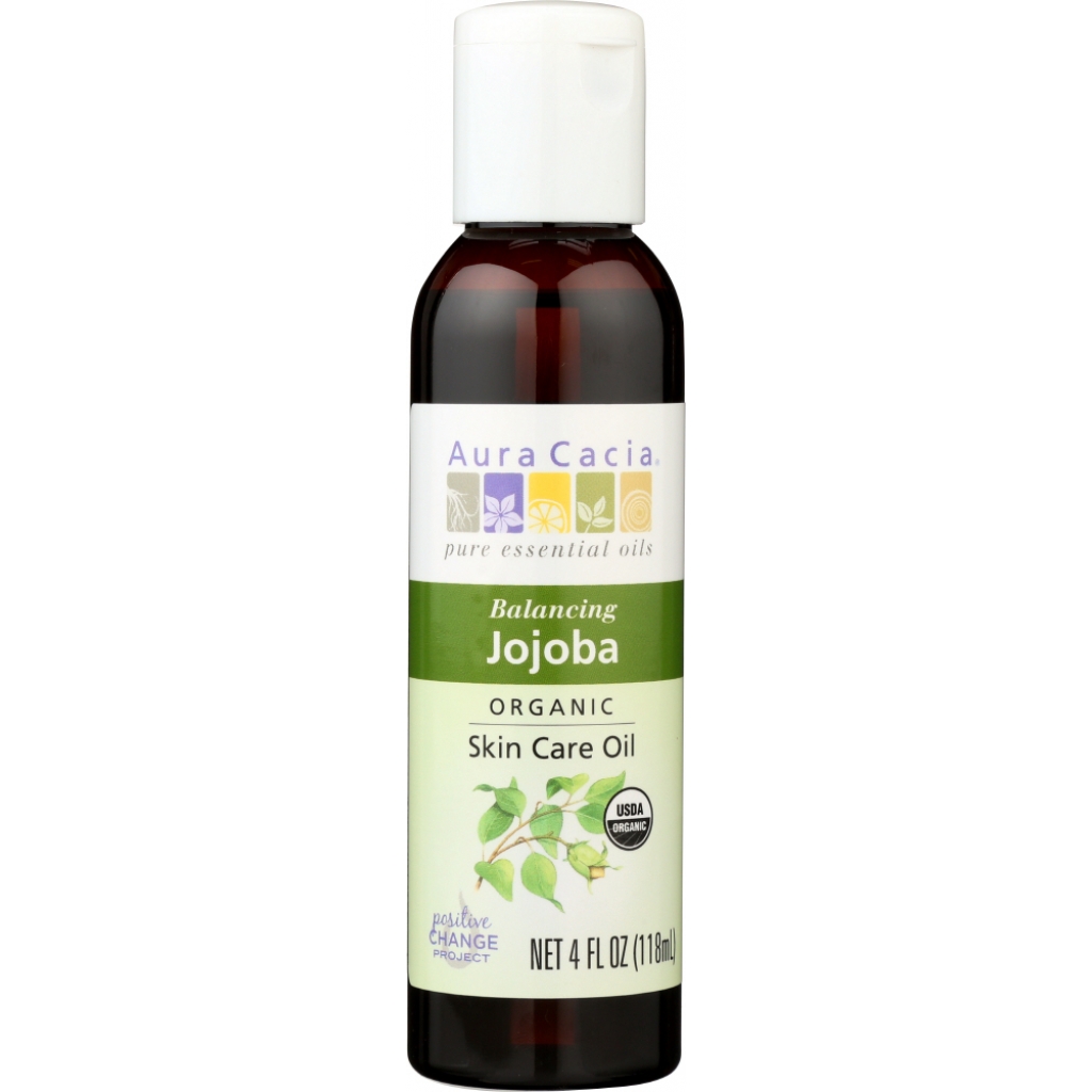 Organic Jojoba Skin Care Oil - 4 oz