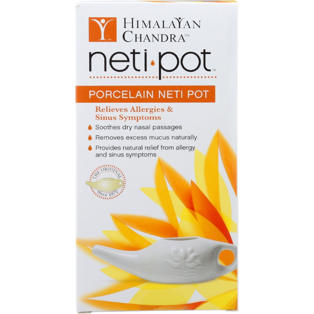 Ceramic Neti Pot™ - 6 oz Natural Sinus Relief