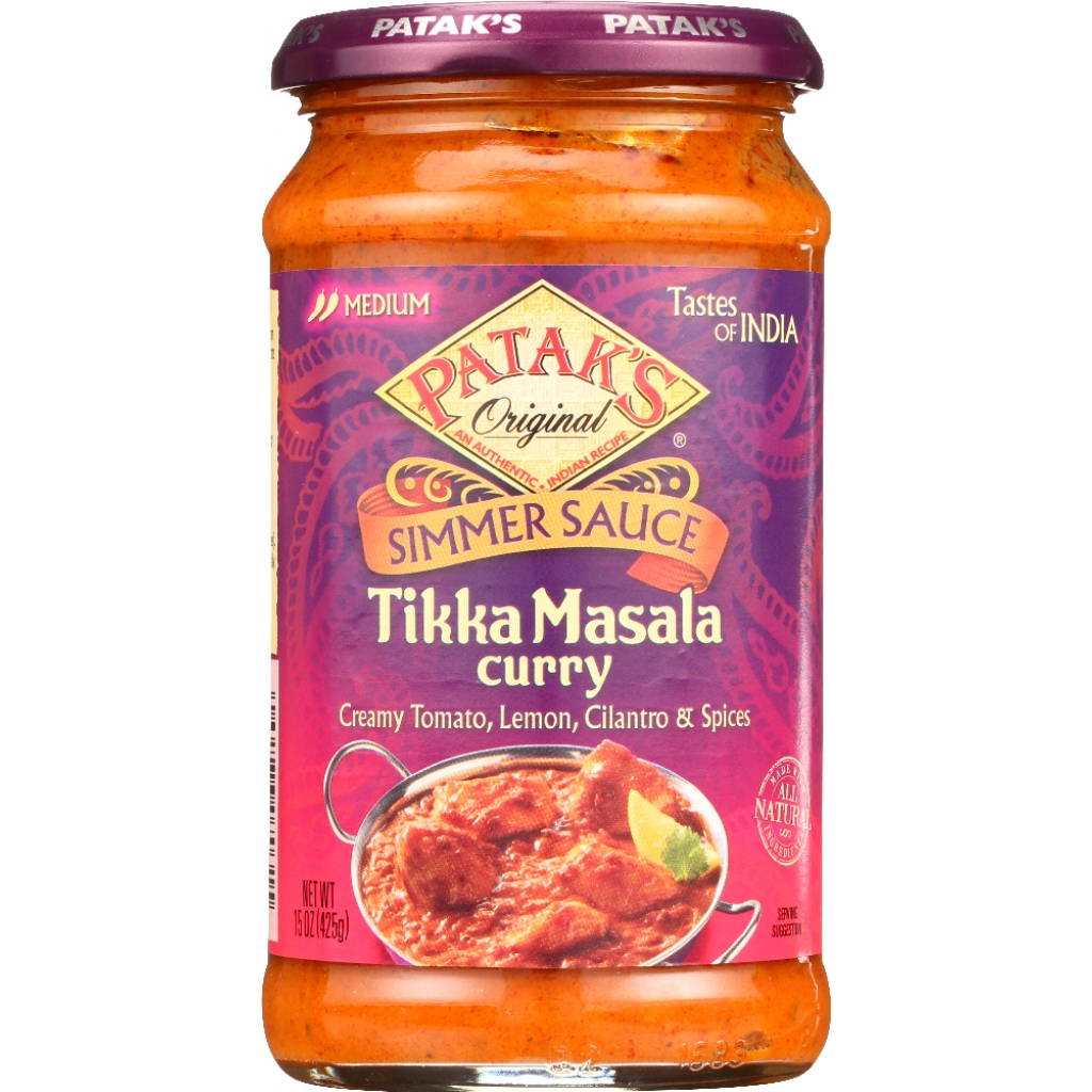 Authentic Tikka Masala Curry Cooking Sauce - 15 Oz