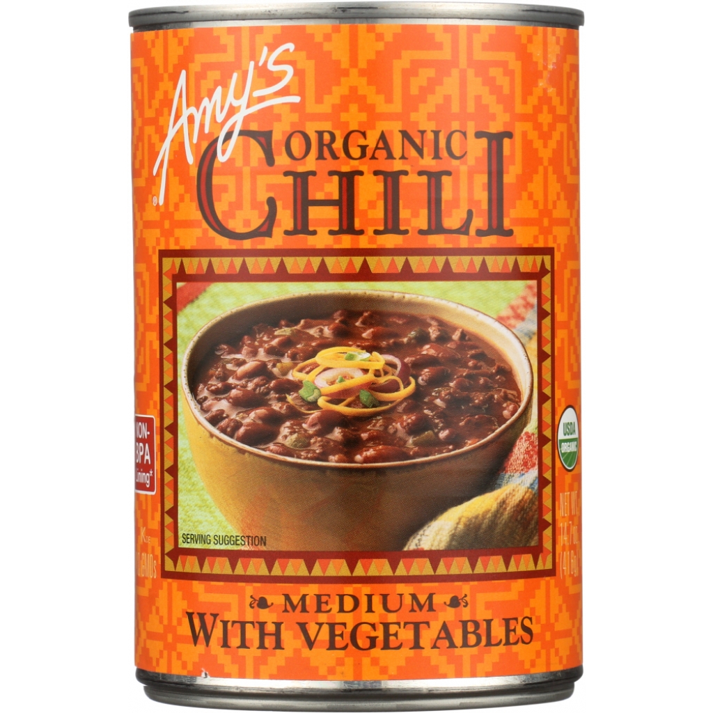 Organic Medium Chili with Vegetables - 14.7 oz