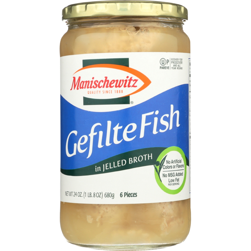 Gefilte Fish in Jelled Broth - 24 oz.