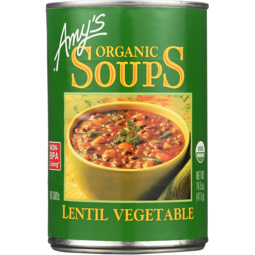 Organic Lentil Vegetable Soup