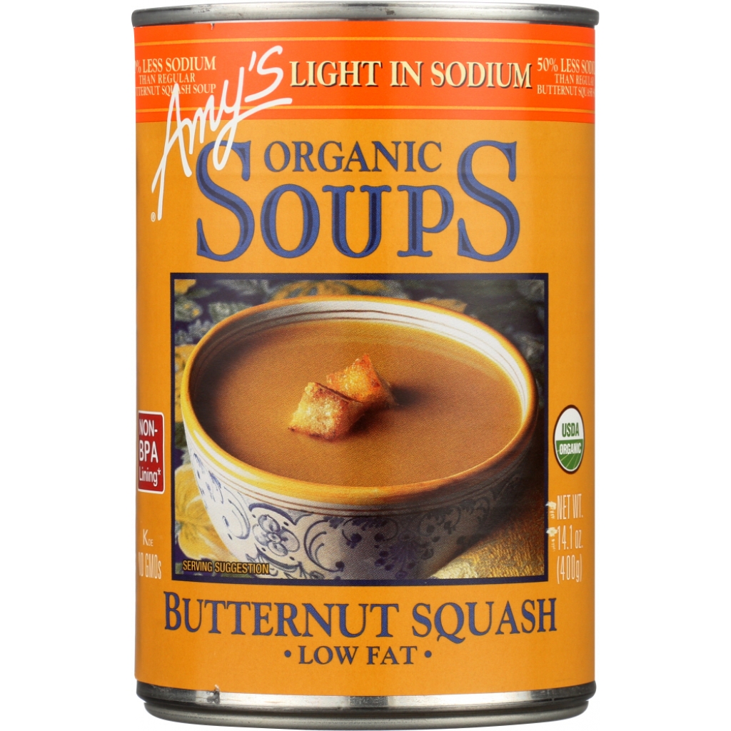 Organic Butternut Squash Soup - Light in Sodium, 14.1 oz