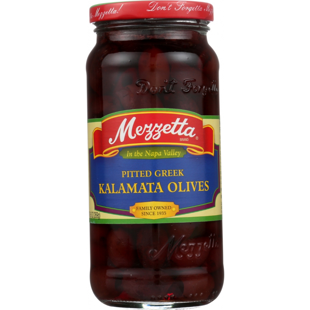 Pitted Greek Kalamata Olives - 9.5 oz - Mediterranean Delight