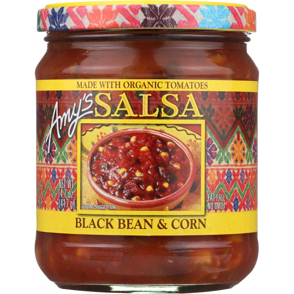 Organic Black Bean & Corn Salsa