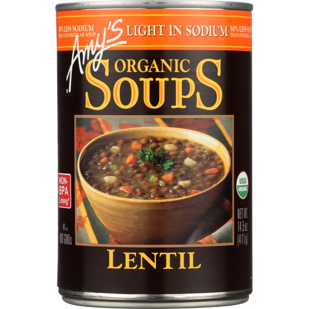 Low Sodium Organic Lentil Soup