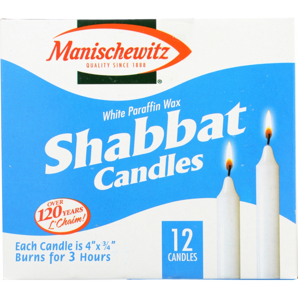 Kosher Shabbat Candles, 12 ct