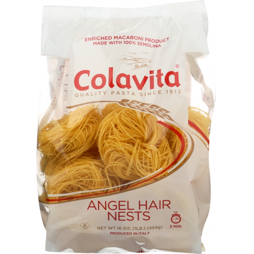 Colavita Capellini Nests - Angel Hair Pasta, 16 oz