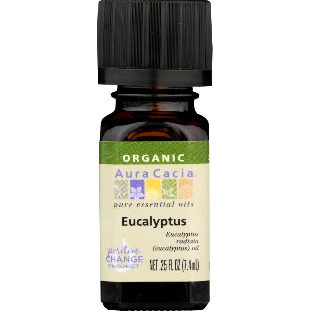 Organic Eucalyptus Essential Oil - 0.25 oz