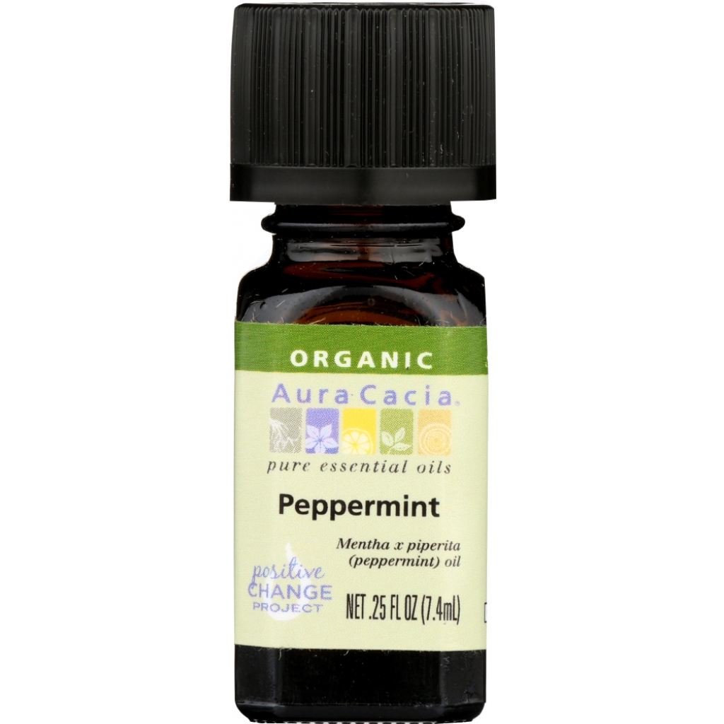 Organic Peppermint Essential Oil, 0.25 oz