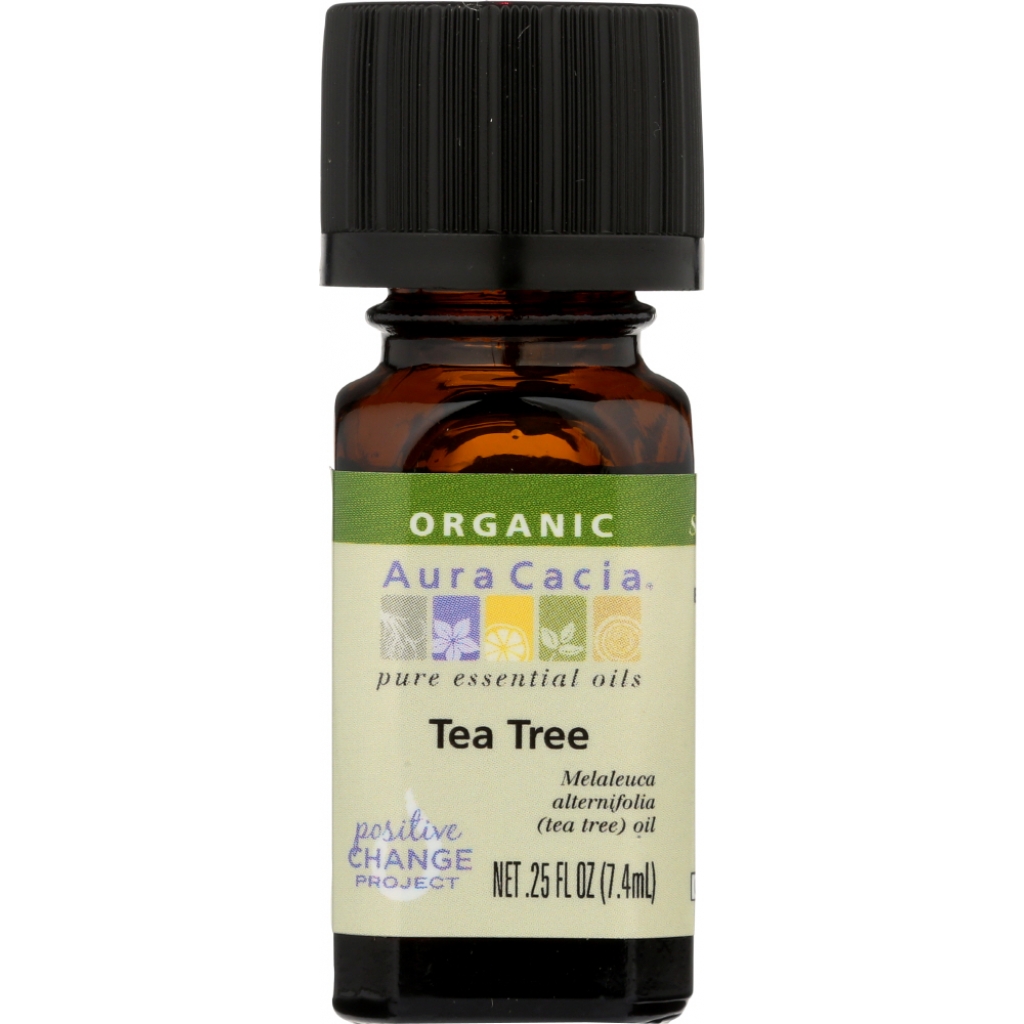 Organic Tea Tree Essential Oil - 0.25 oz