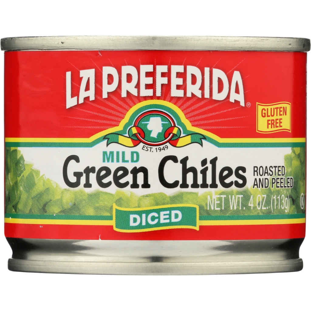 Mild Diced Green Chiles, 4 oz - Flavorful Addition to Your Dishes