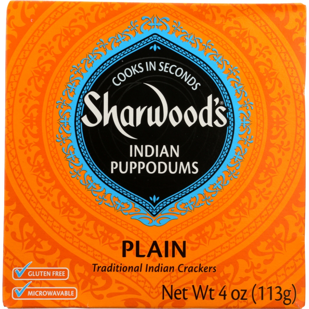 Madras Plain Puppodums - 4 OZ