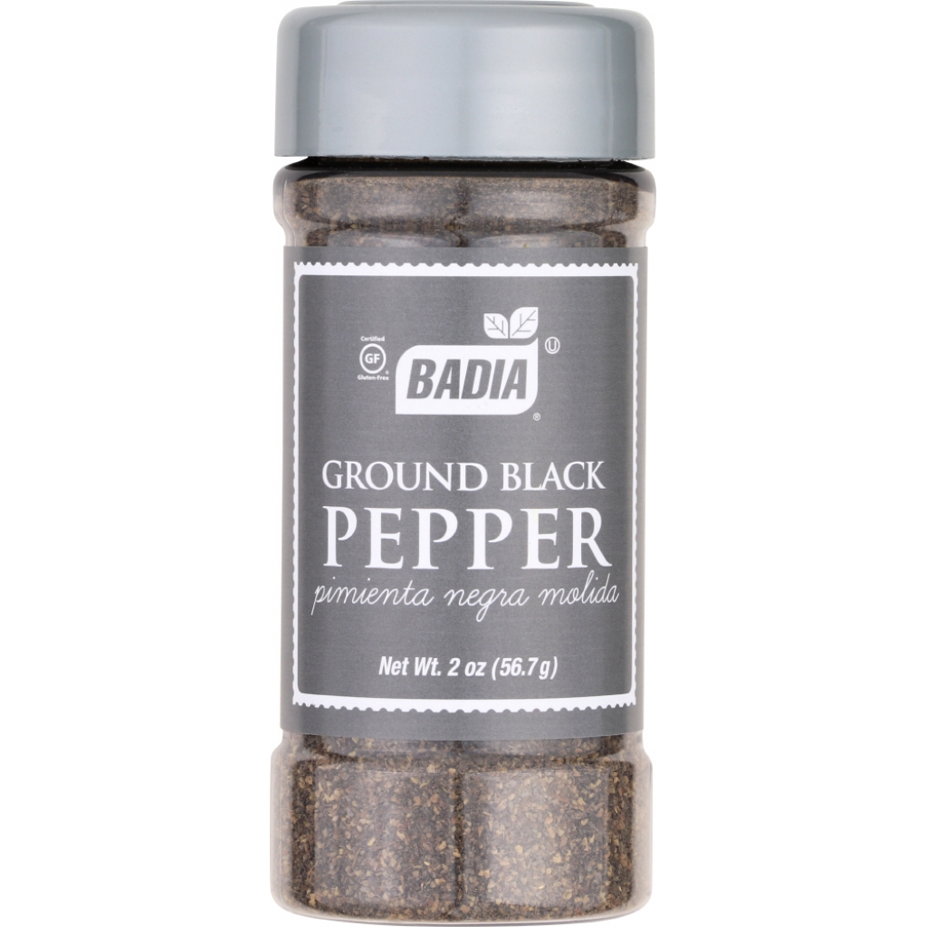 Premium Ground Black Pepper - 2 oz