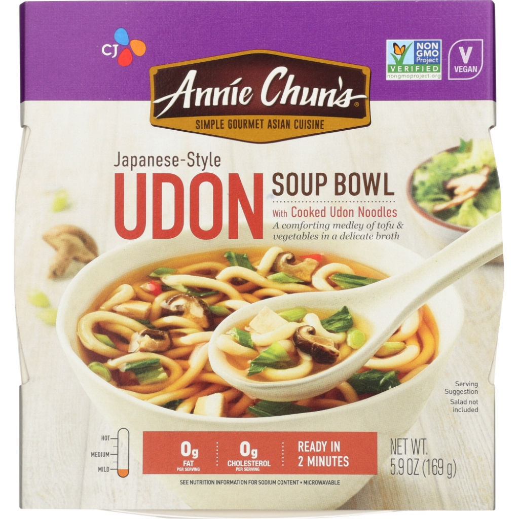 Mild Udon Soup Bowl - Deliciously Vegan, 5.9 oz