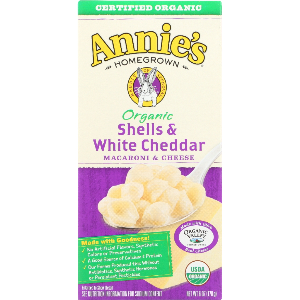 Organic Shells and White Cheddar Macaroni & Cheese