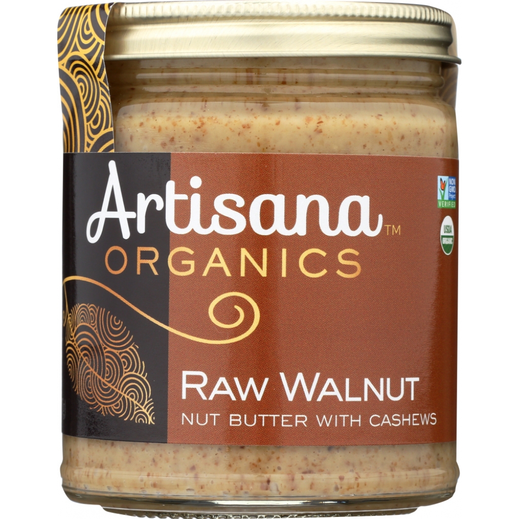 Organic Raw Walnut Butter with Cashews - 8 oz