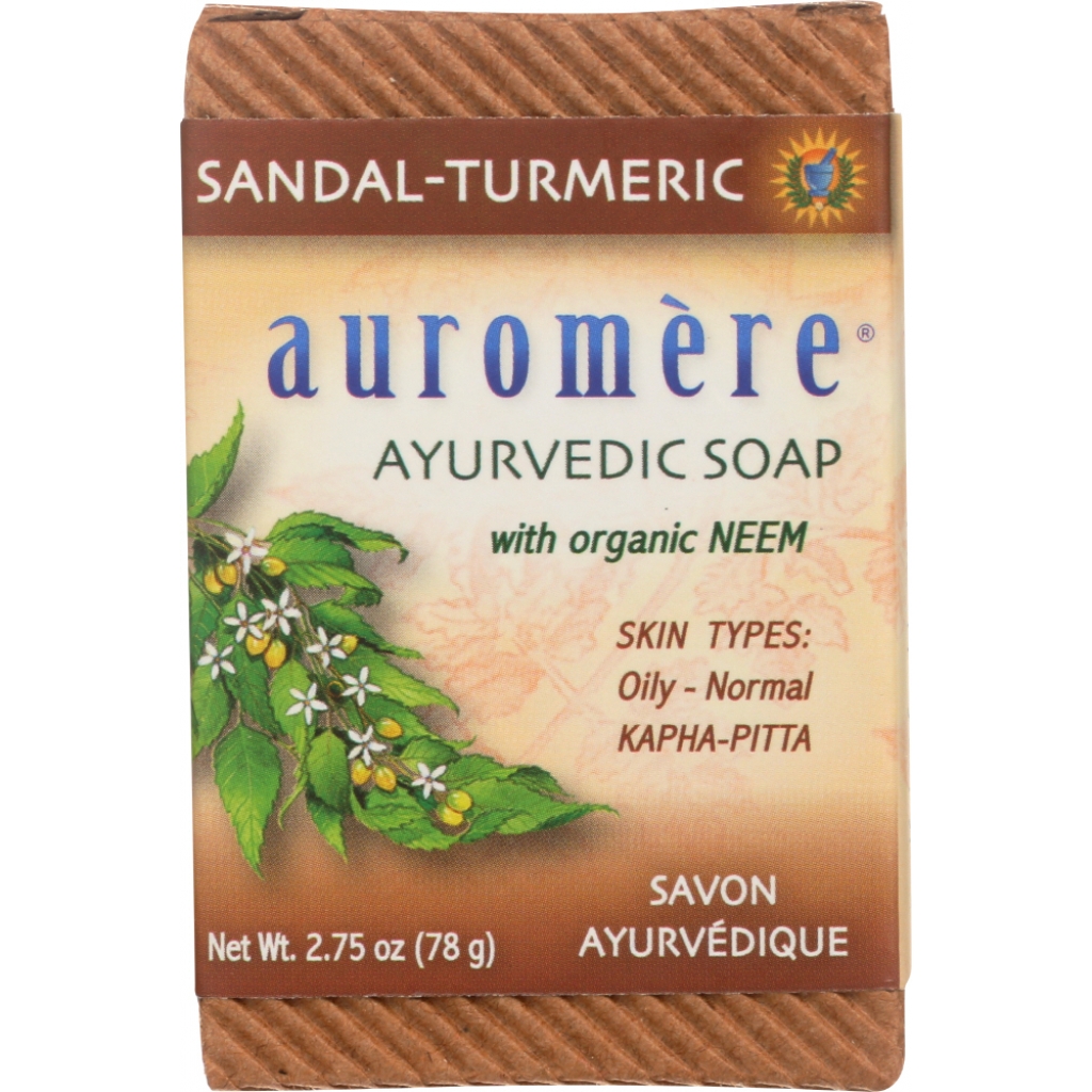 Sandalwood Turmeric Soap Bar, 2.75 oz