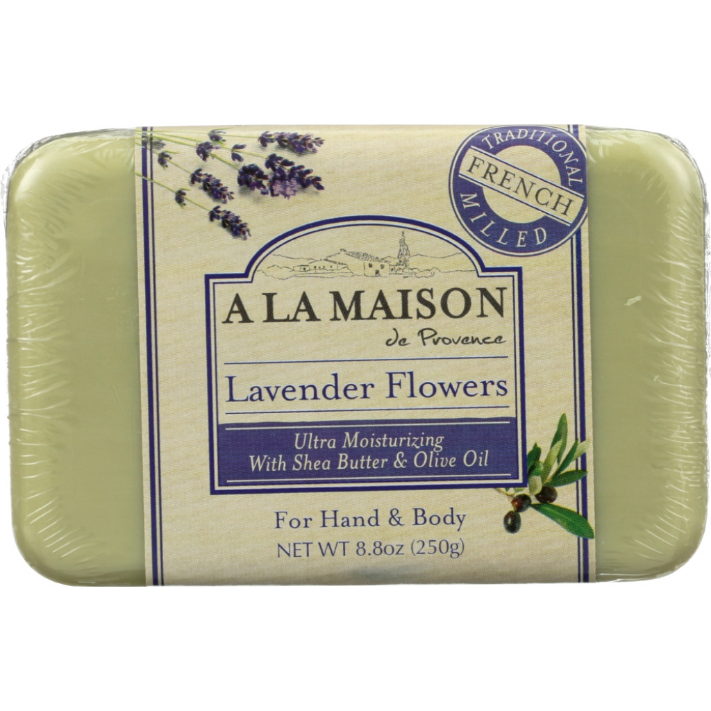 Lavender Flowers Hand & Body Bar Soap - 8.8 oz