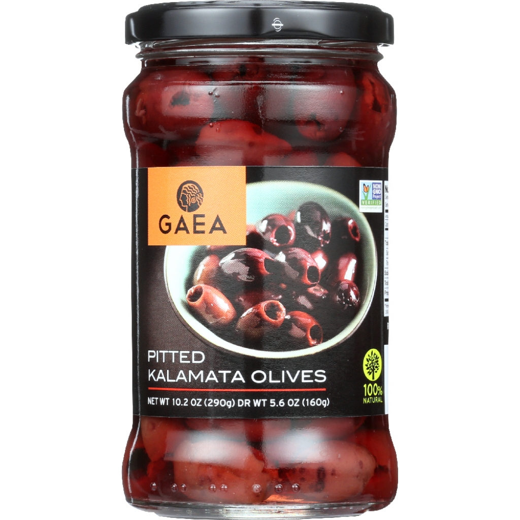 GAEA Authentic Pitted Kalamata Olives, 5.6 oz