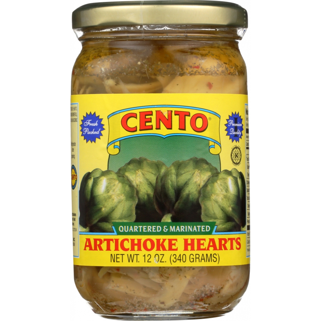 Quartered and Marinated Artichoke Hearts