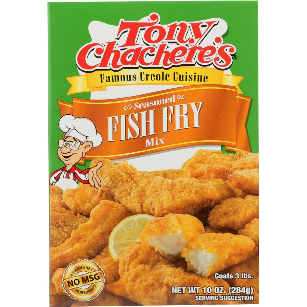 Tony Chachere's Seasoned Fish Fry Mix - 10 oz