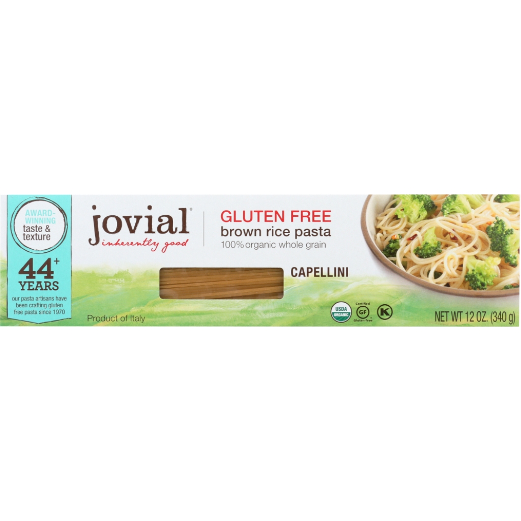 Organic Gluten-Free Brown Rice Pasta Capellini - 12 oz