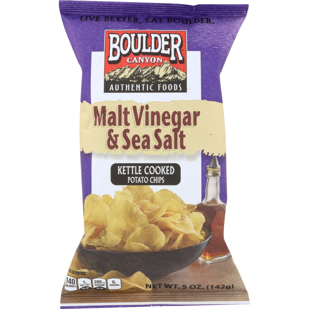 Malt Vinegar & Sea Salt Kettle Cooked Potato Chips