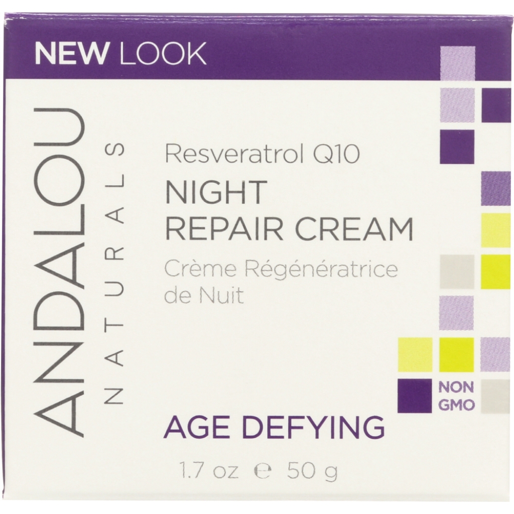 Resveratrol Q10 Night Repair Cream - Age-Defying Formula