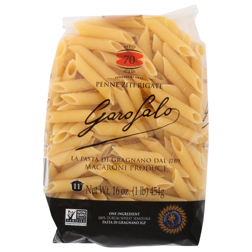 High-Quality Penne Ziti Rigate Pasta, 1 lb