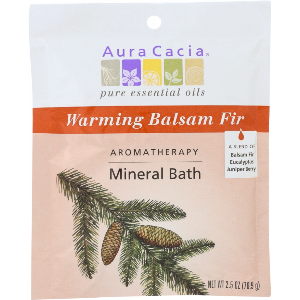 Aromatherapy Mineral Bath Warming Balsam Fir, 2.5 Oz