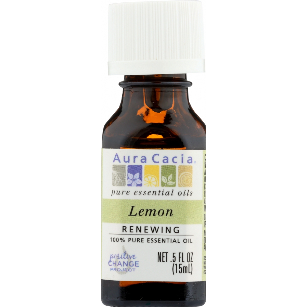 100% Pure Essential Oil Lemon - 0.5 Oz