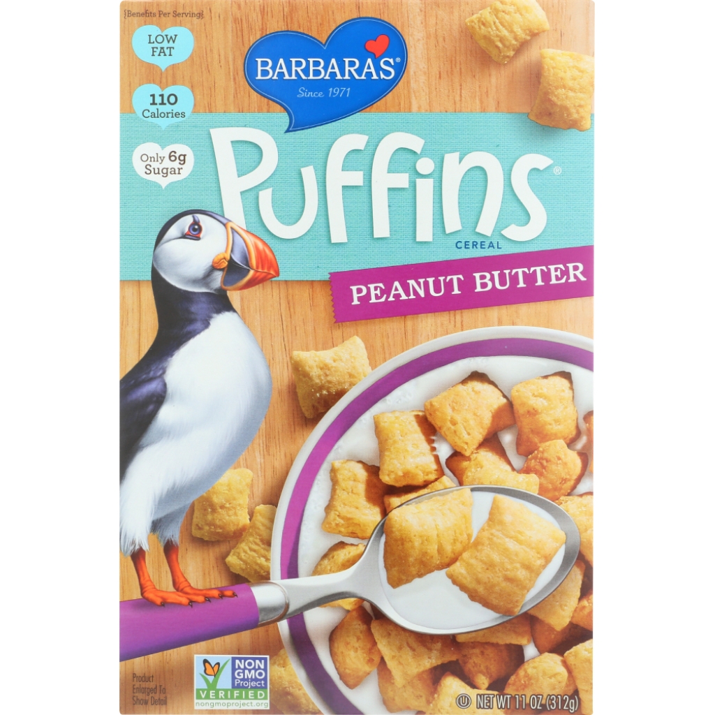 Puffins Peanut Butter Cereal, 11 oz