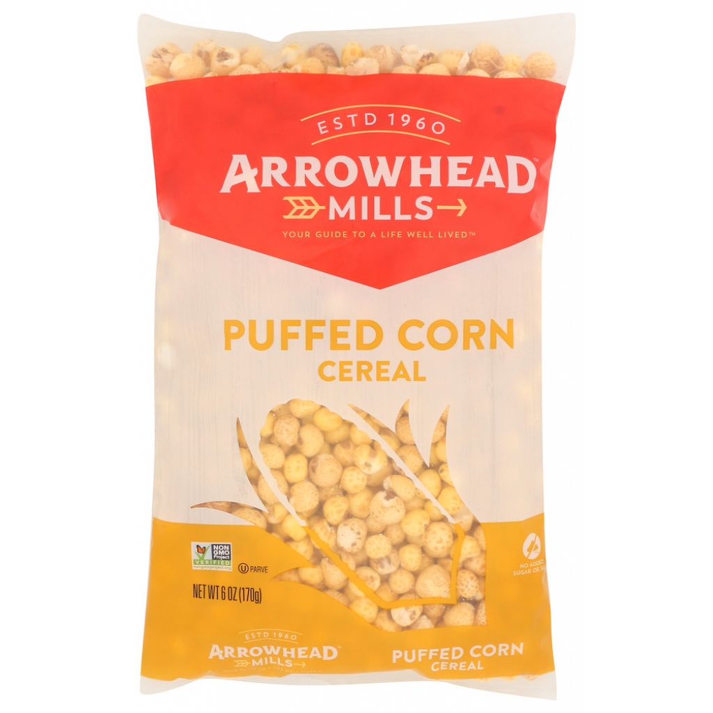 Natural Puffed Corn Cereal - Gluten-Free, 6 oz