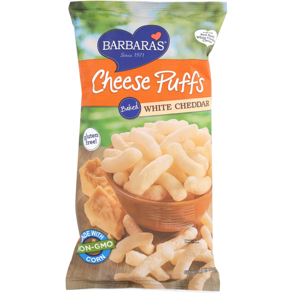 Baked White Cheddar Cheese Puffs, 5.5 oz