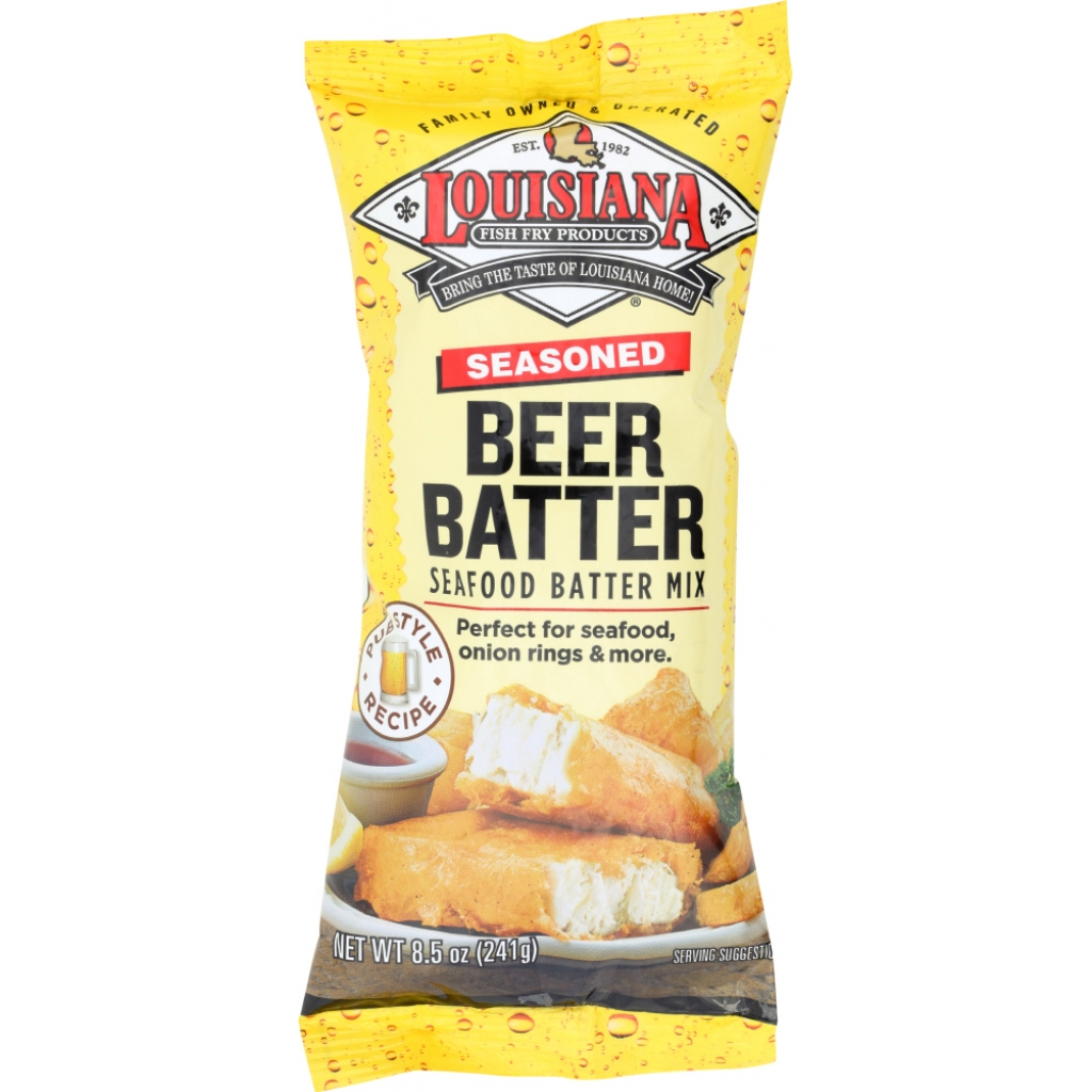 Seasoned Beer Batter Mix for Frying - 8.5 oz