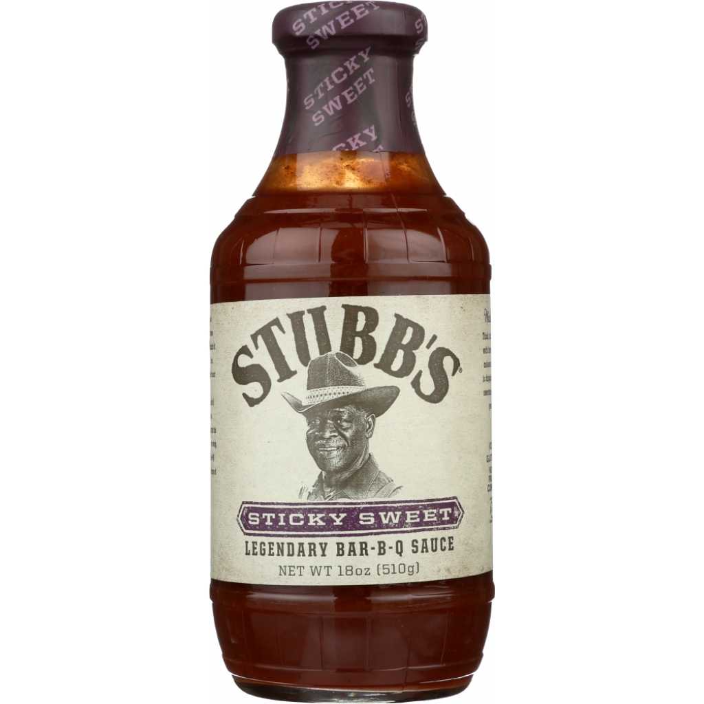 Stubbs Authentic Sweet Southern Barbecue Sauce, 18 oz