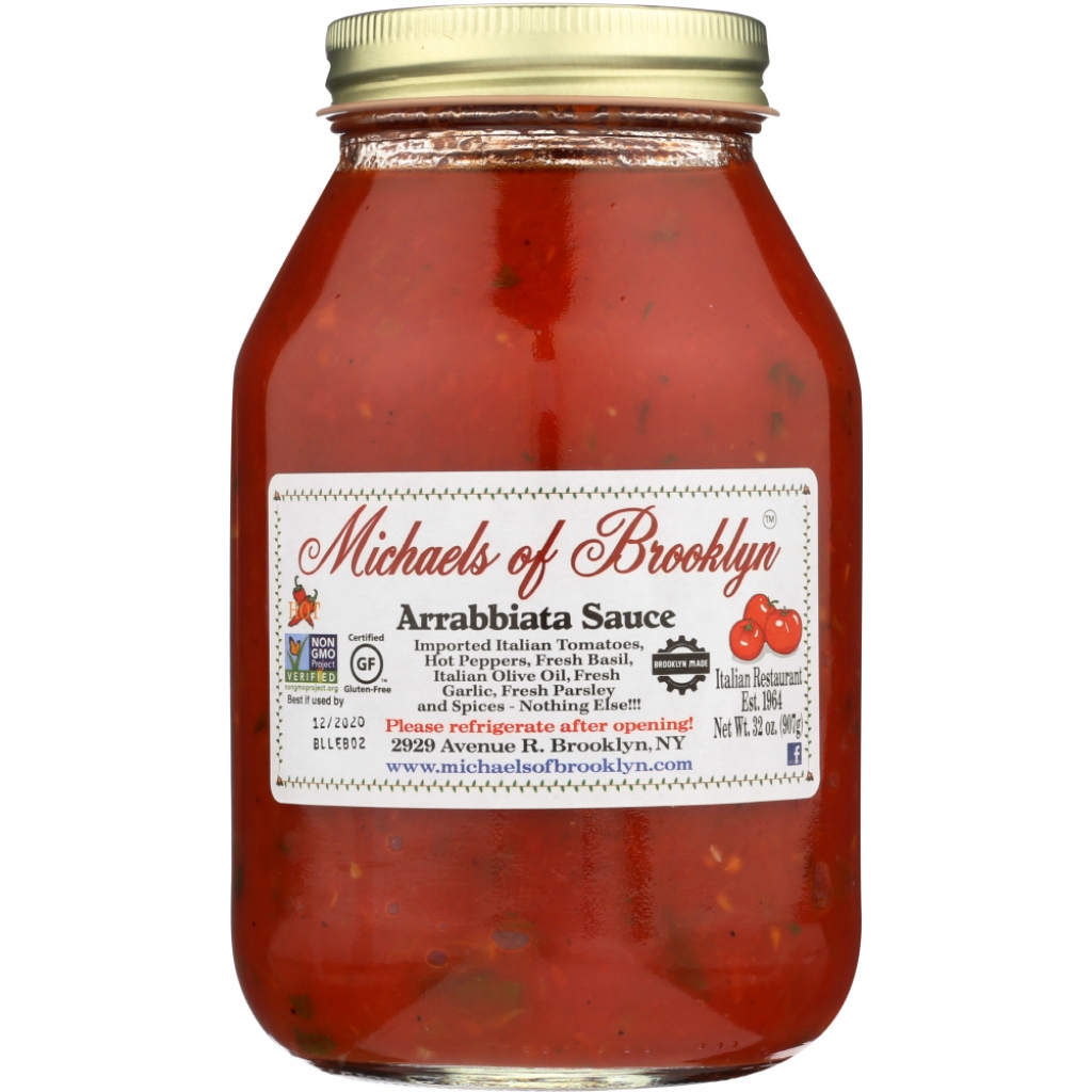 Arrabbiata Sauce with Imported Italian Ingredients